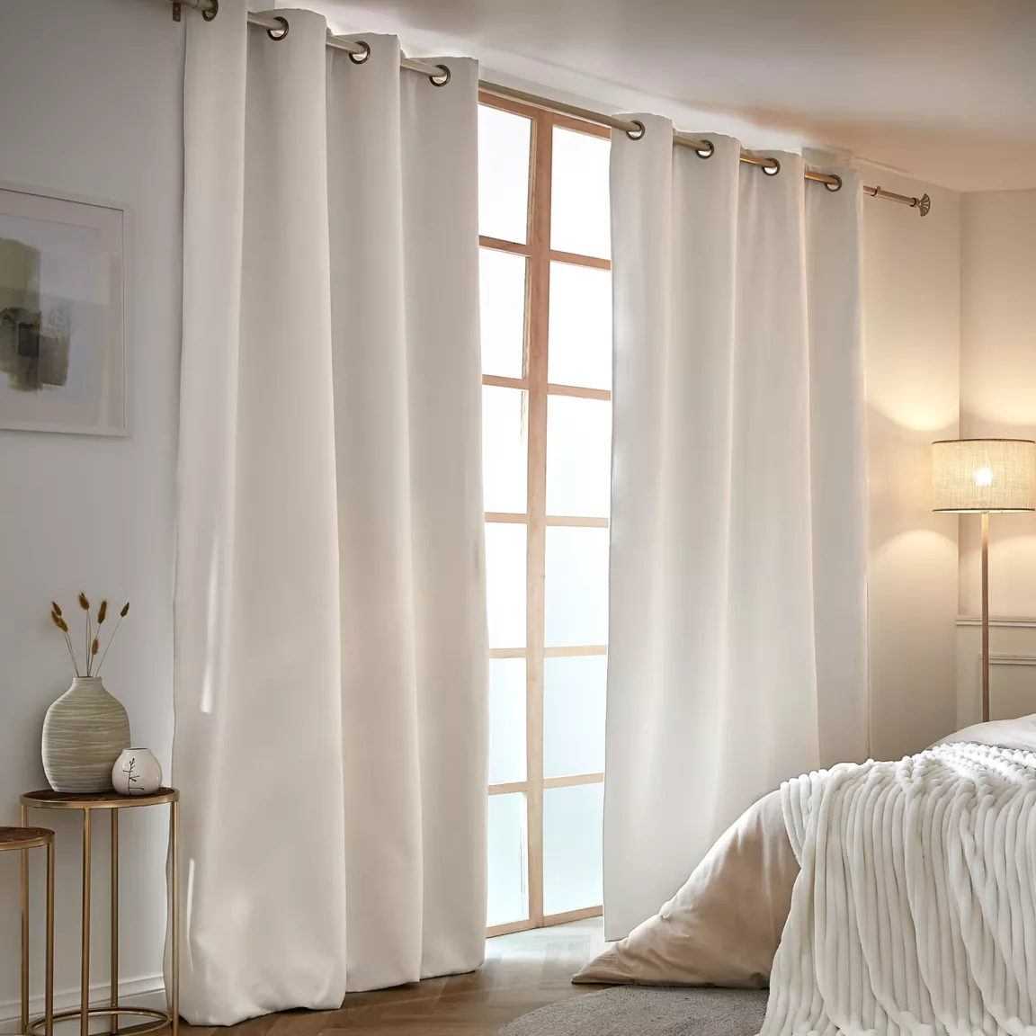 Rideau obscurcissant thermique (140 x 280 cm) Calore Beige