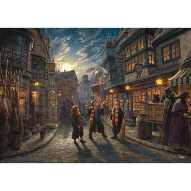 Harry Potter - Puzzle - Thomas Kinkade - Winkelgasse - 1000 Teile