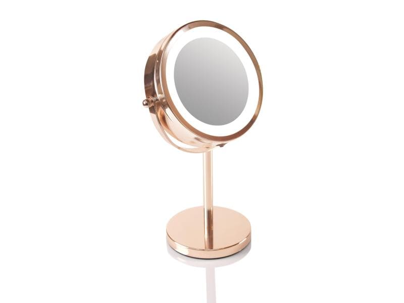 Rio Kosmetikspiegel Double Sided Cosmetic Mirror Rosegold Schminkspiegel