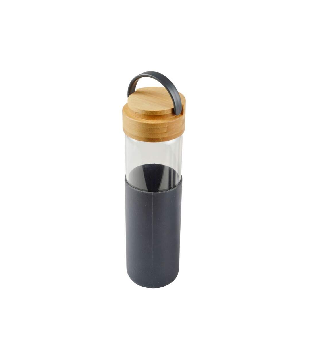 Paris Prix - Gourde Bouteille En Verre silicone 0,6l Anthracite