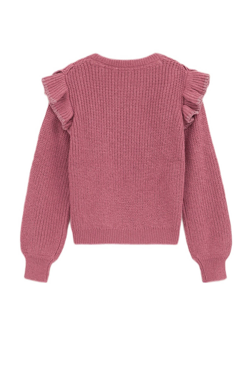 WE Fashion gebreide trui roze