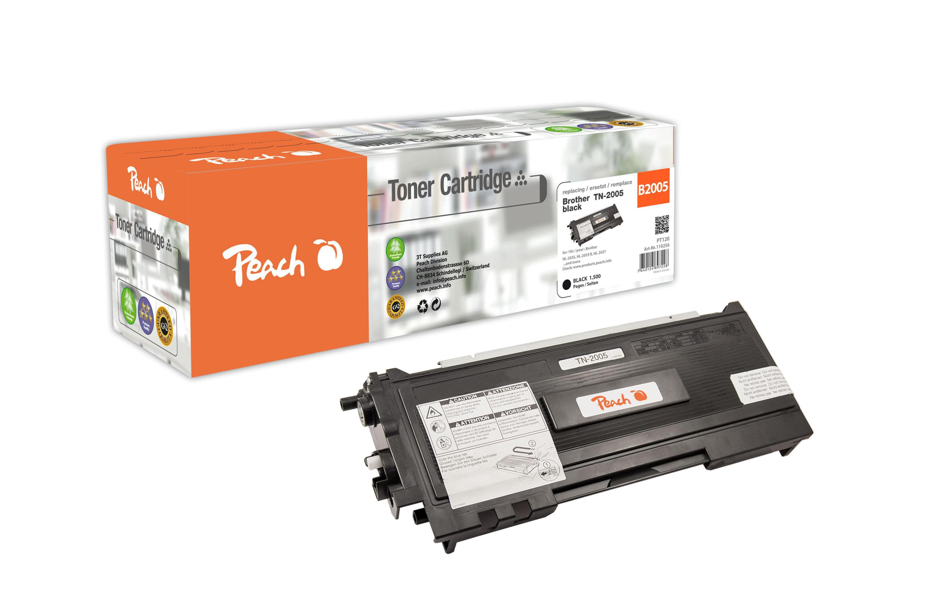Toner Brother TN-2005 BlackToner, schwarz
