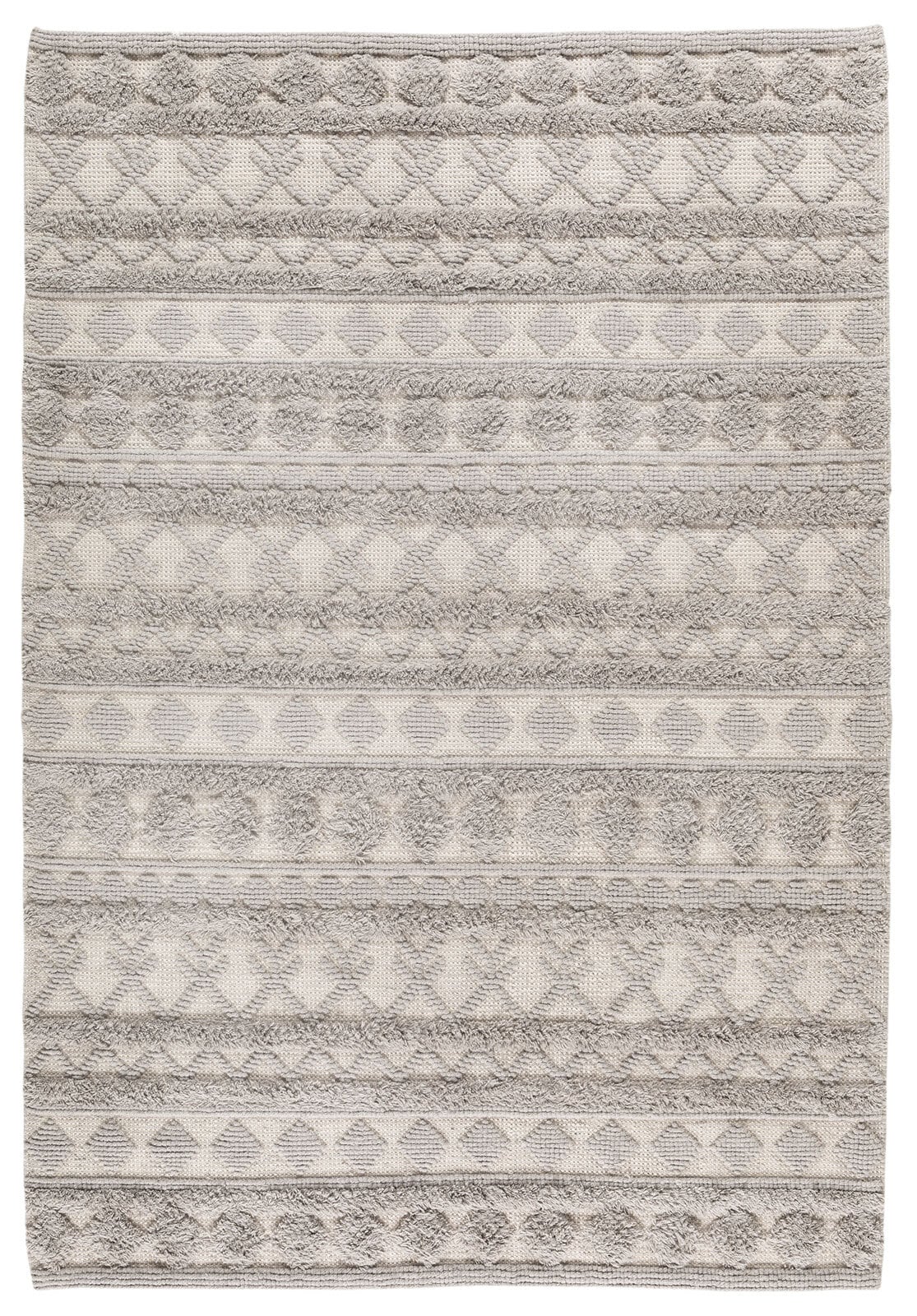 Teppich Kelim Stockholm 130 x 190 cm Grau/Blau