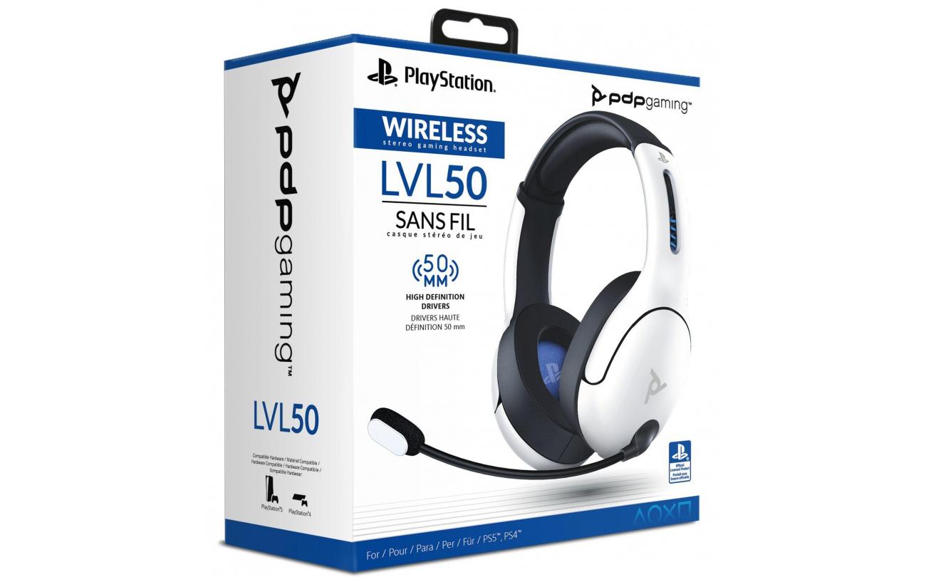 PS4 & PS5 Afterglow LVL50 Wireless Headset Wit