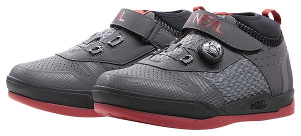 Paire de Chaussures VTT O'Neal SESSION SPD V.22 Gris/Rouge