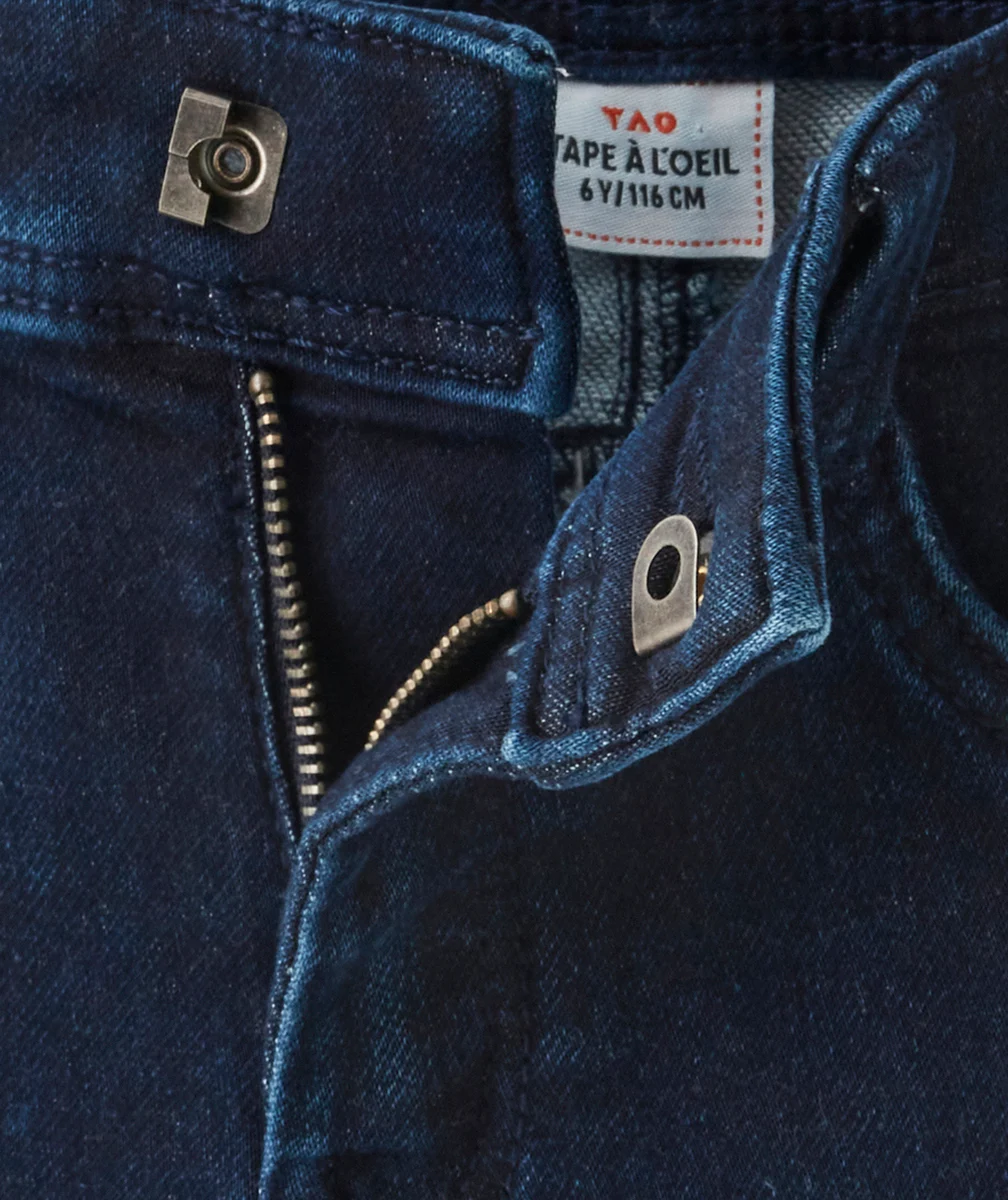 BERMUDA GARÇON EN DENIM BRUT LOW IMPACT