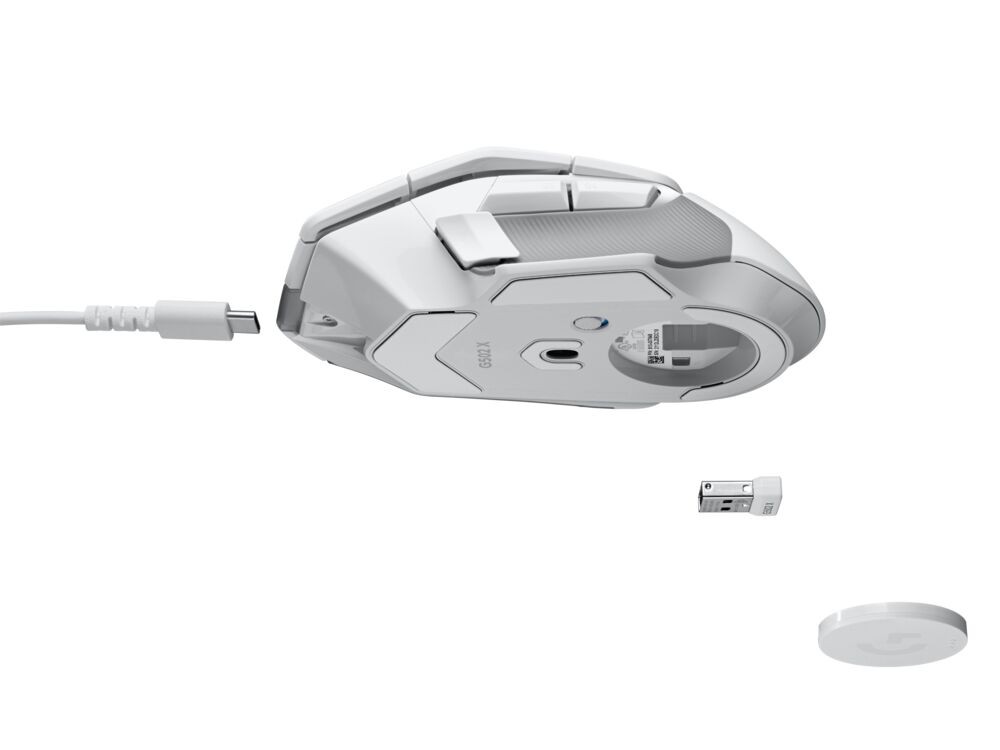 Logitech - G502 X LIGHTSPEED Wireless Gaming Mouse - White/Core