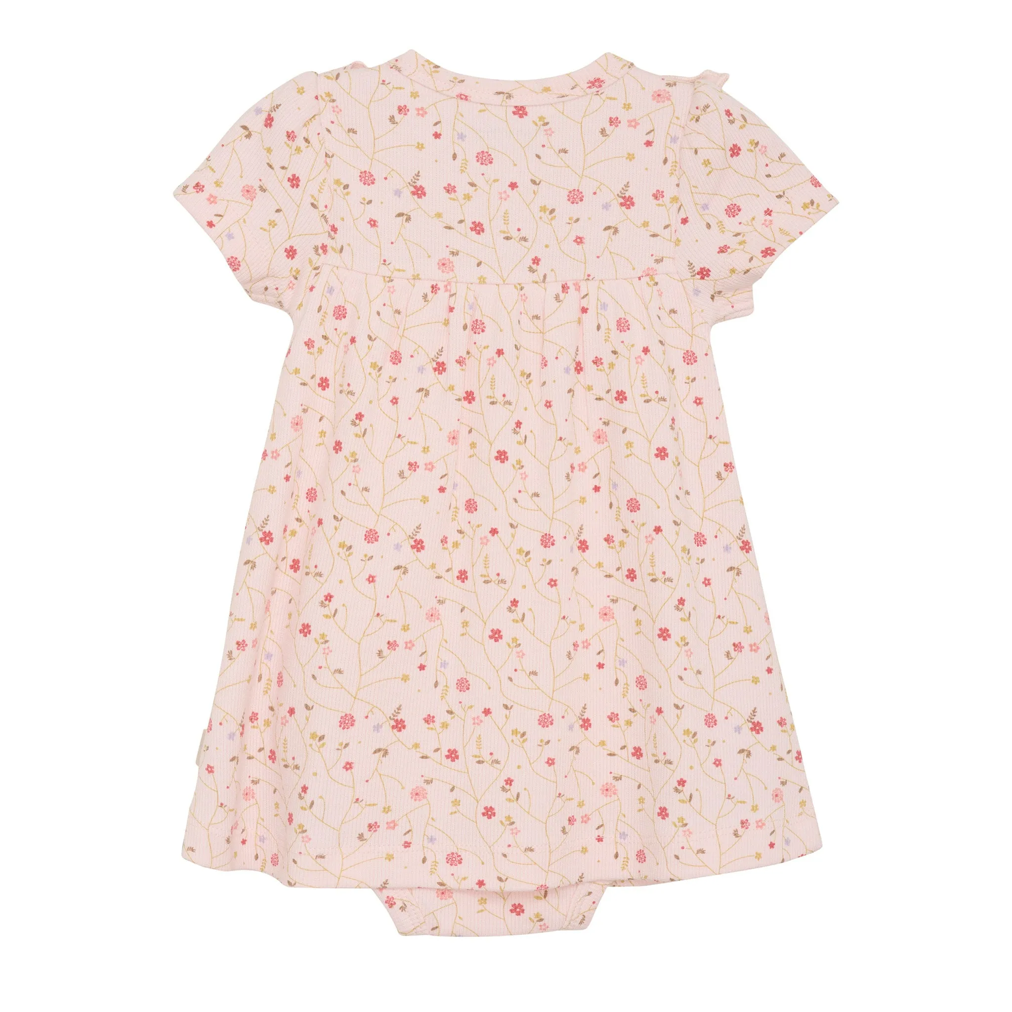 Minymo Robe Côtelée Floral 6-24mois