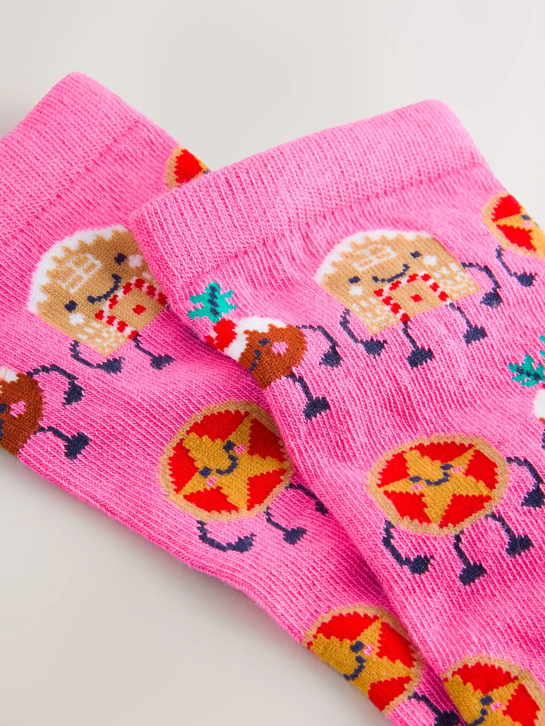 Vrolijke kerstpudding - 1 Pack Ankle Socks in a Gift Box
