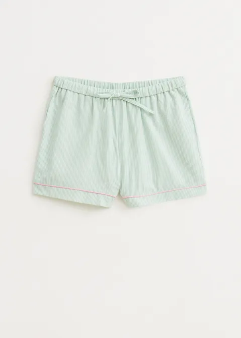 Gestreepte pull-on short groen (GRN.L)