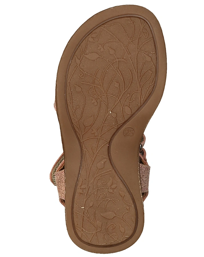 Sandalen LORE LEAVES in rosa metallic