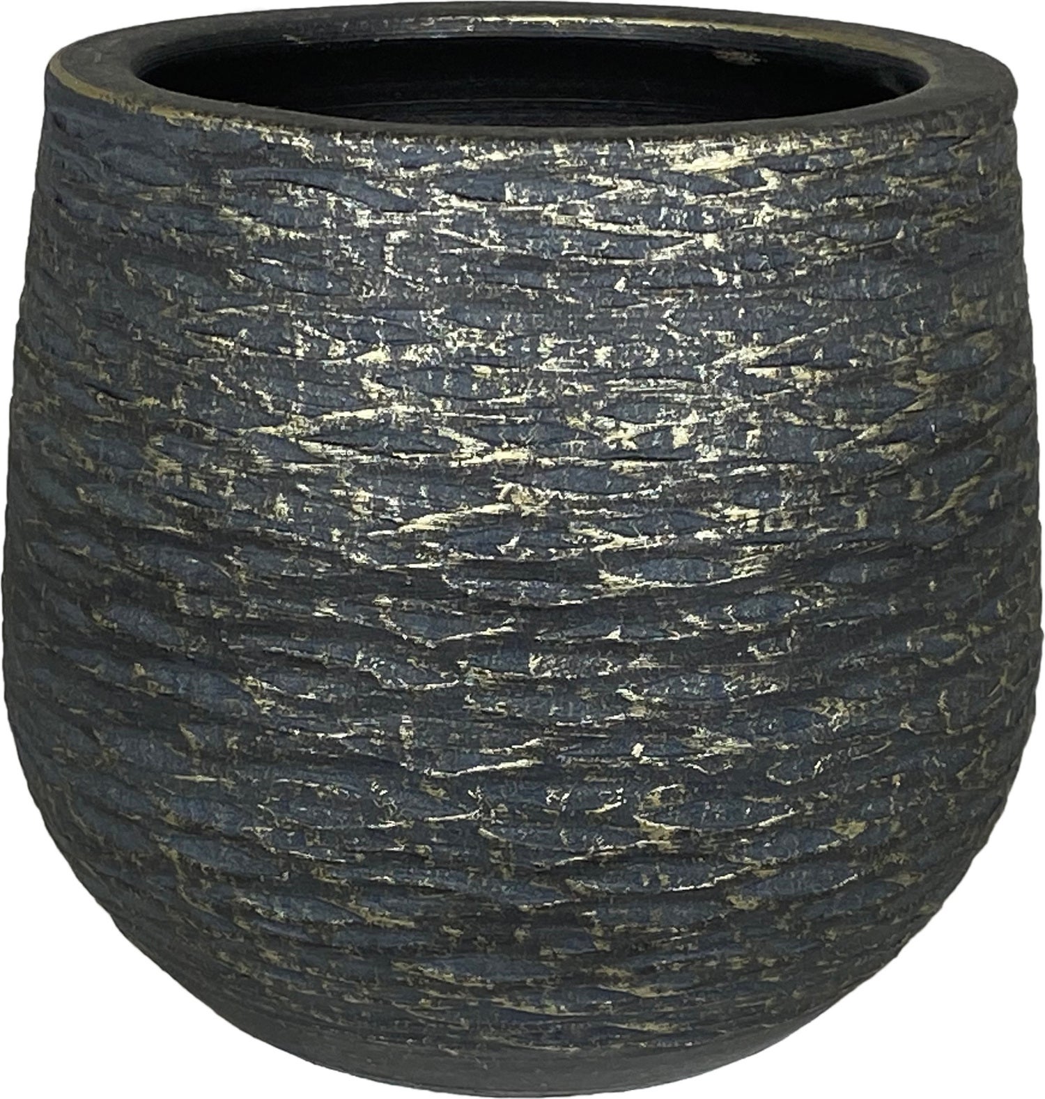 HS bloempot Lissabon zwart D 28 H 27 cm