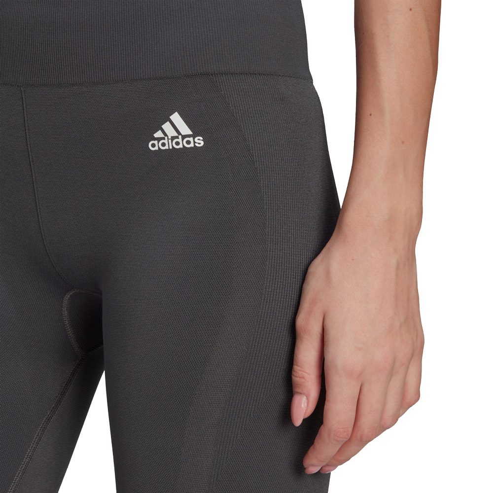 adidas Aeroknit Yoga Seamless 7/8-Tights Damen grey six