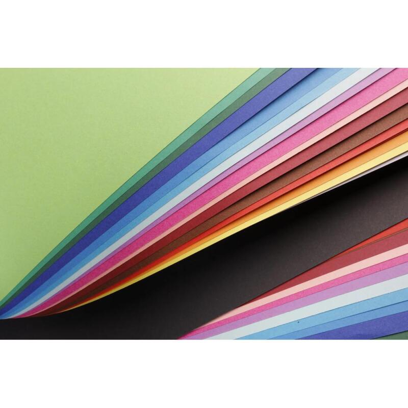 Paquet de 10 feuilles CARTA 270g/m2 sous/film 50 x 65 cm couleur