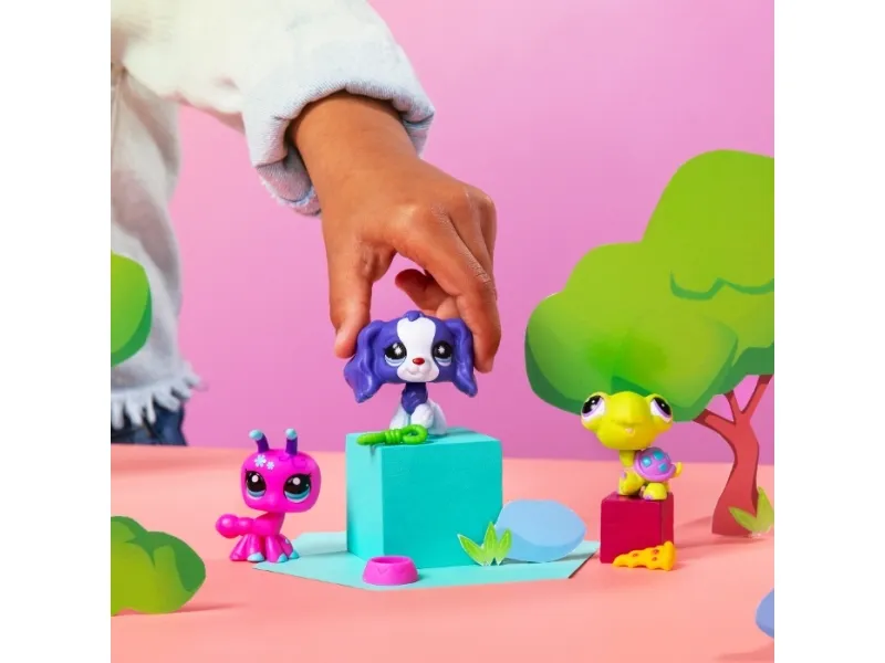 LITTLEST PET SHOP PET TRIO IN TUBE ASS - assorted