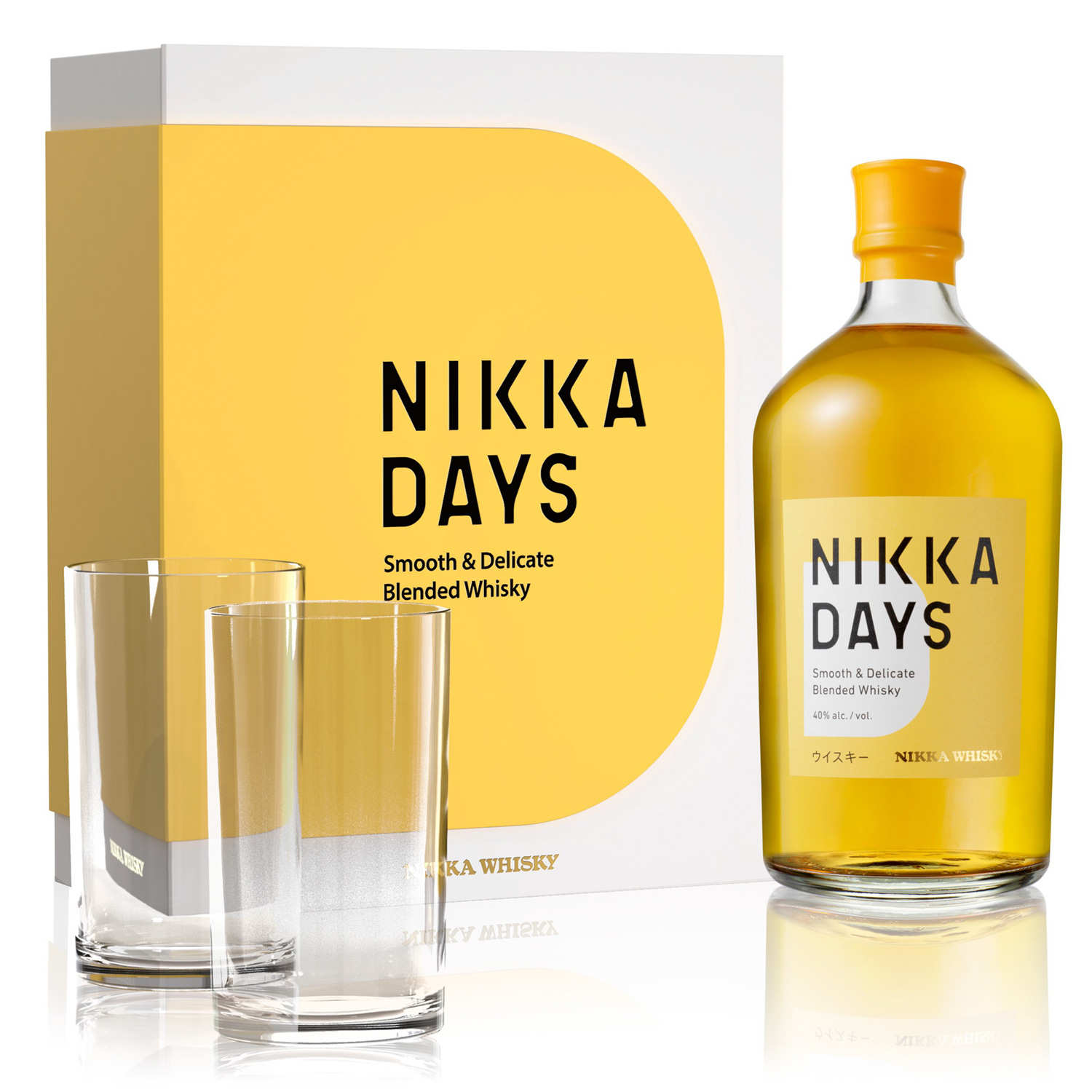 Coffret cadeau Whisky Nikka Days 2 verres