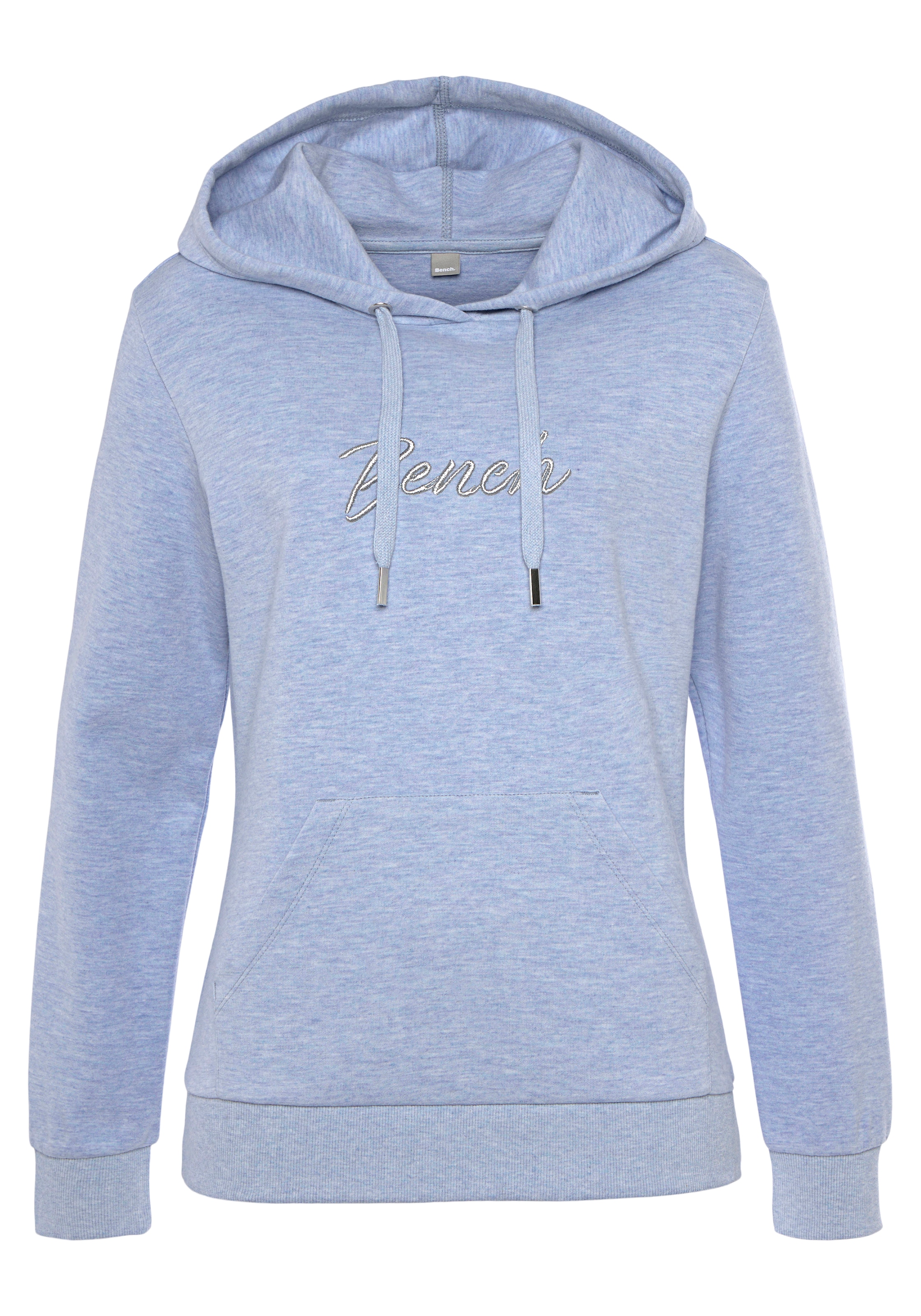 Bench. Loungewear Kapuzensweatshirt , mit glänzender Logostickerei, Loungewear, Loungeanzug