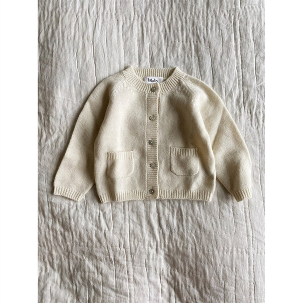 Natural Cashmere Bobbie Cardigan - Lalaby
