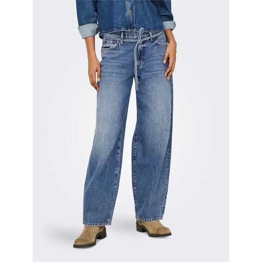 ONLY Gianna Jeans, Medium Blue Denim, W28/L32