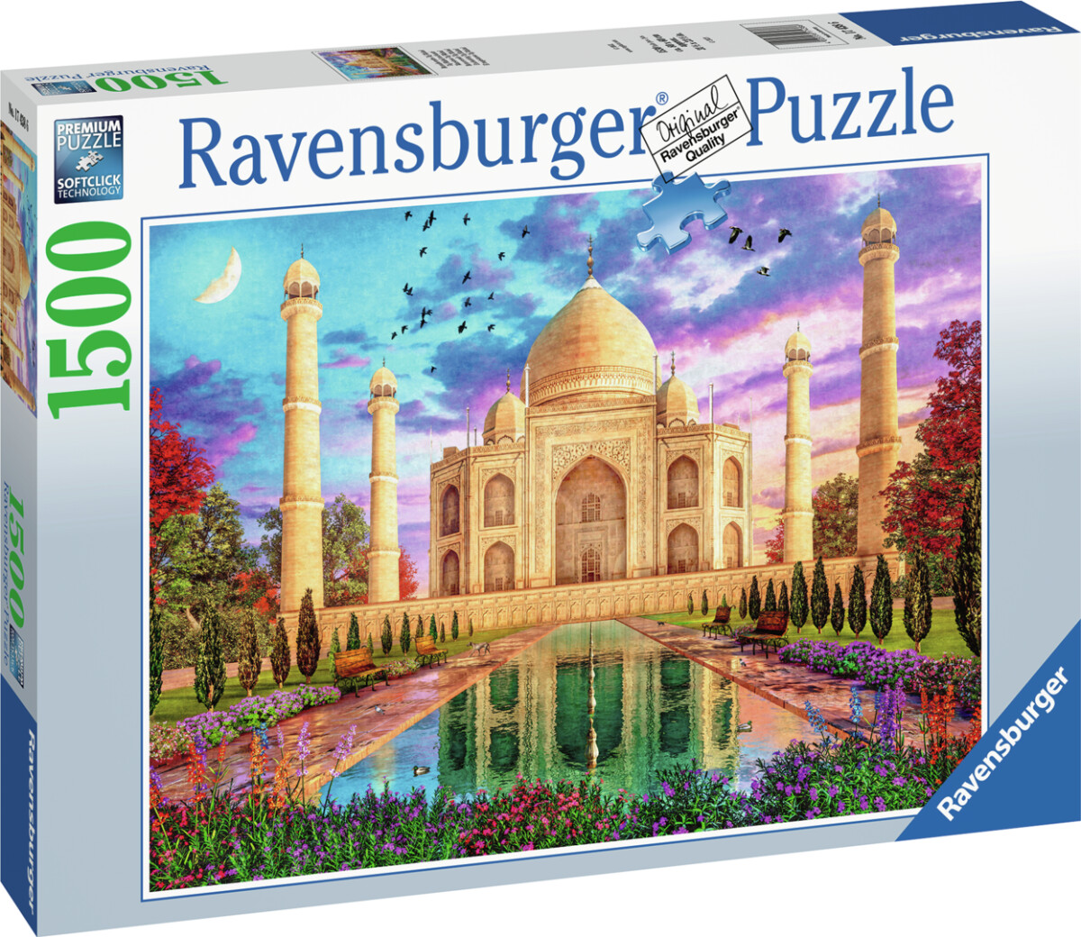 Ravensburger Puslespil - Taj Mahal - 1500 Brikker