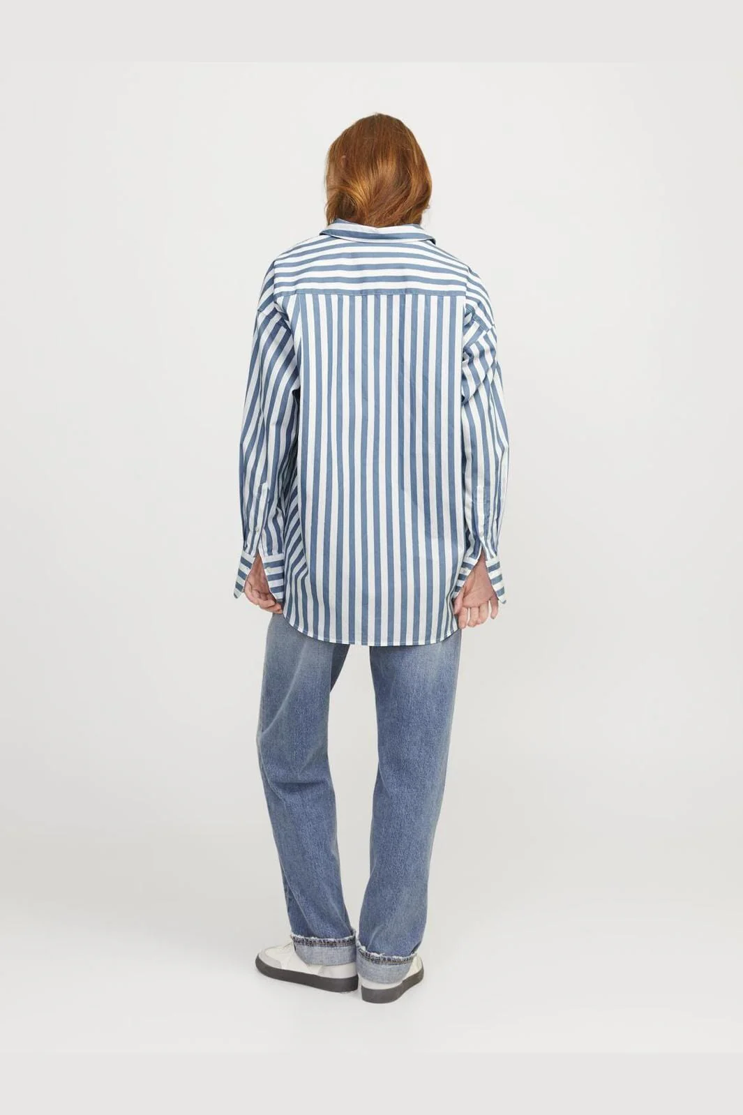 Jjxx Jxjamie Ls Relaxed Poplin Shirt 4544089 coronet blue block