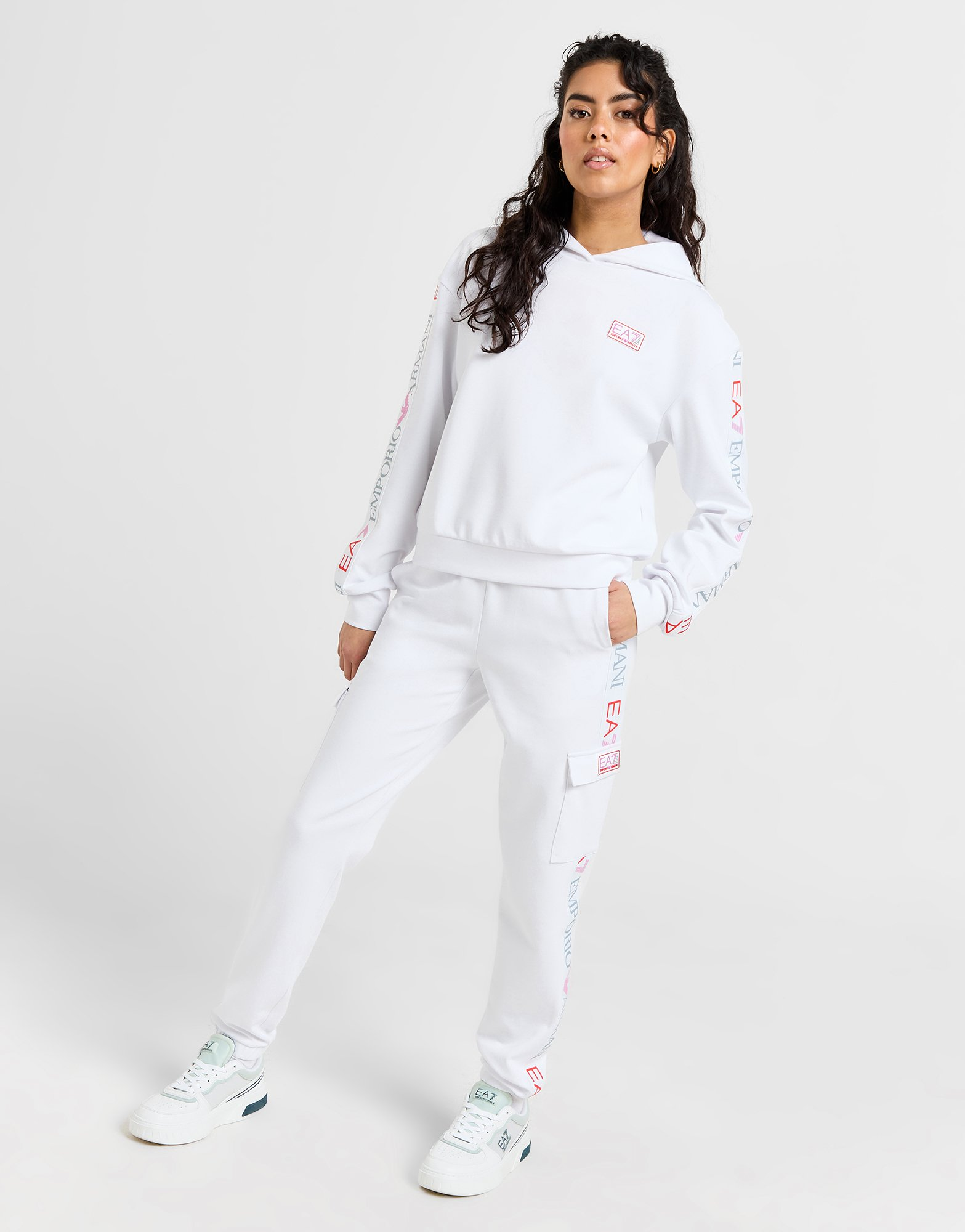Emporio Armani EA7 Sweat à Capuche Ventus Femme