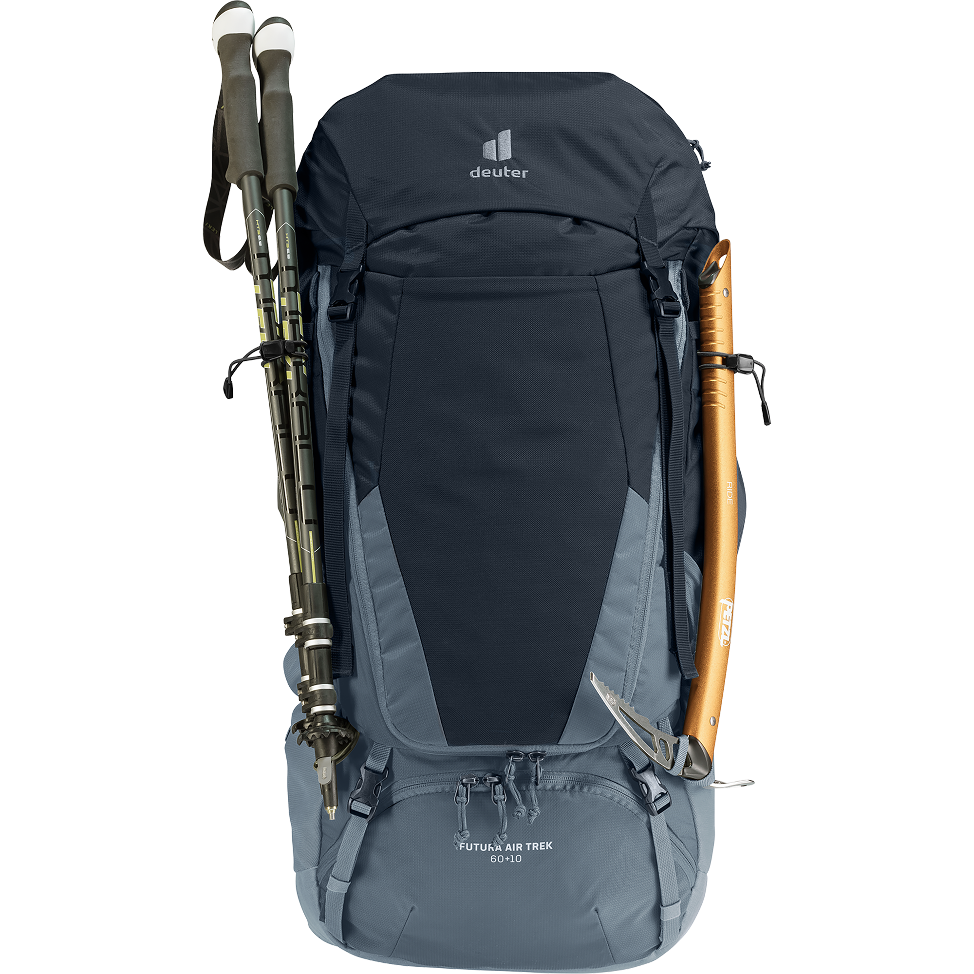 deuter Futura Air Trek 60l + 10 Trekkingrucksack black graphite