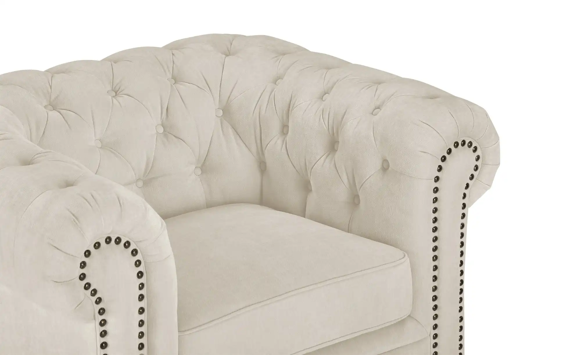 uno Sessel Chesterfield Stoff