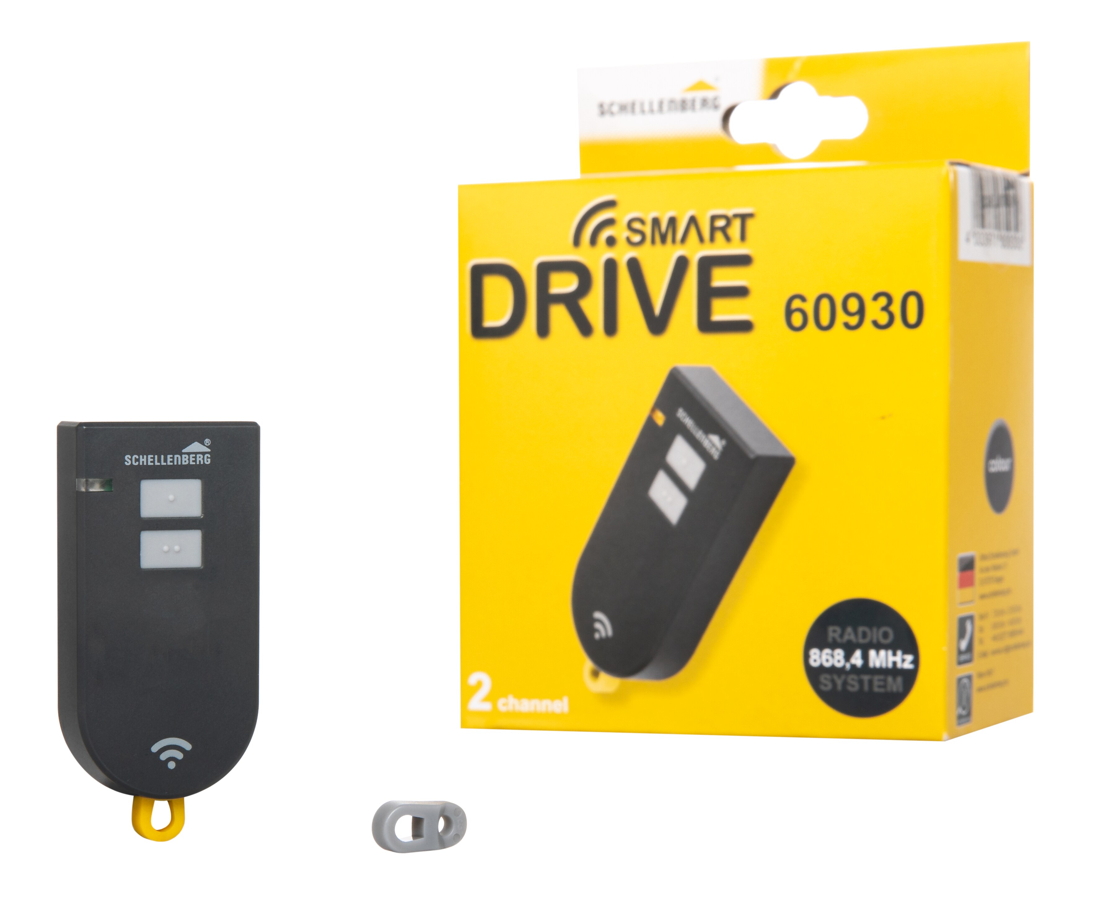 Schellenberg Funk-Handsender Smart DRIVE, 2-Kanal, 868,4 MHz, anthrazit