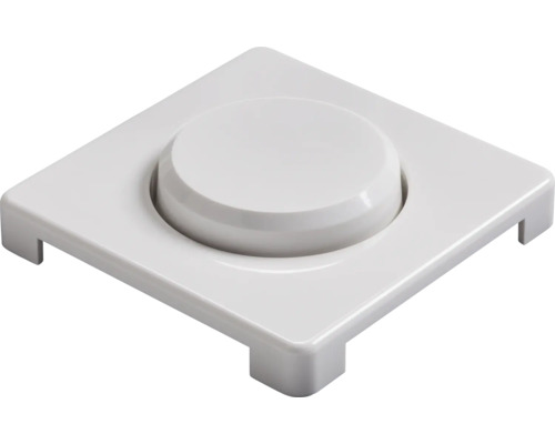 ROTH LANGE 57586 Afdekking met knop voor Dimmer Plus ultra wit