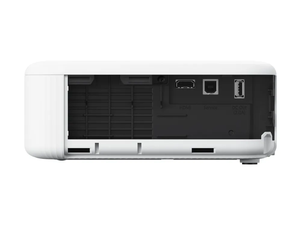 Epson CO-FH02 - 3LCD-projektor - bærbar - 3000 lumen (hvid) - 3000 lumen (farve) - Full HD (1920 x 1080) - 16:9 - 1080p - sort/hvid - Android TV