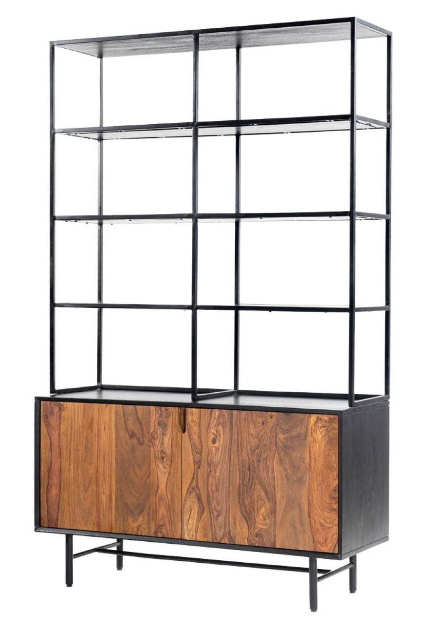 Boekenkast Taviano B110 x D40 x H180 cm