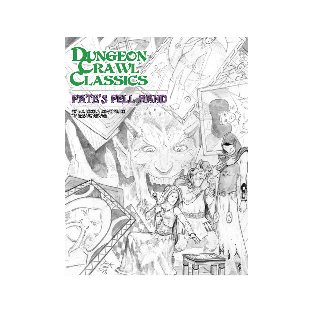 Dungeon Crawl Classics 78 - Fates Fell Hand Sketch Cover