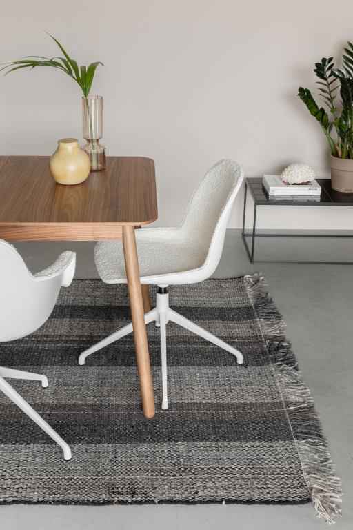Zuiver Albert Kuip Swivel stoel met armleuning taupe