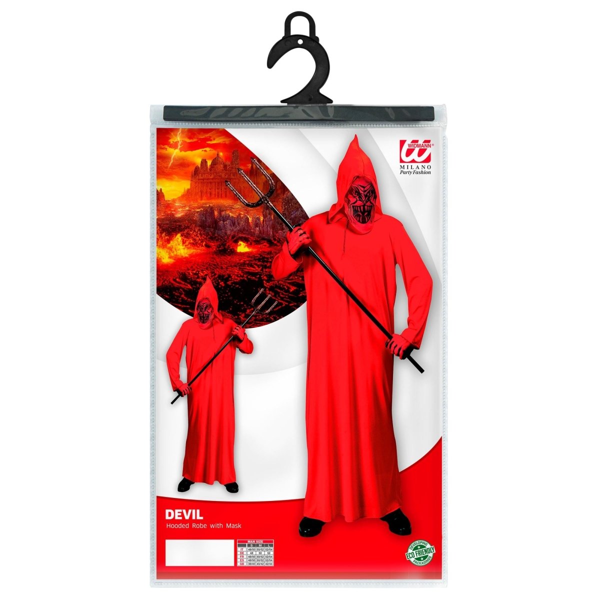 Duivel Kostuum Rood Heren 2 delig
