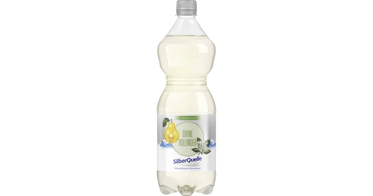 SilberQuelle Birne und Holunderblüte zuckerreduziert 1,0 Liter