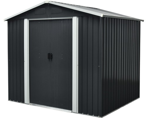 PERGART Dresden II 86 tuinhuis, 236 x 174 cm, leigrijs