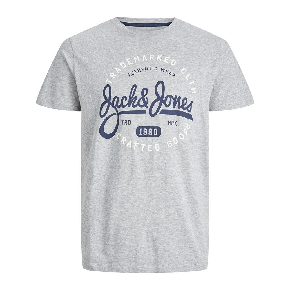 Jack & Jones T-shirt Gris Homme Jack & Jones Mikk