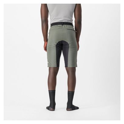 Short Castelli Baggy Unlimited Gris / Vert