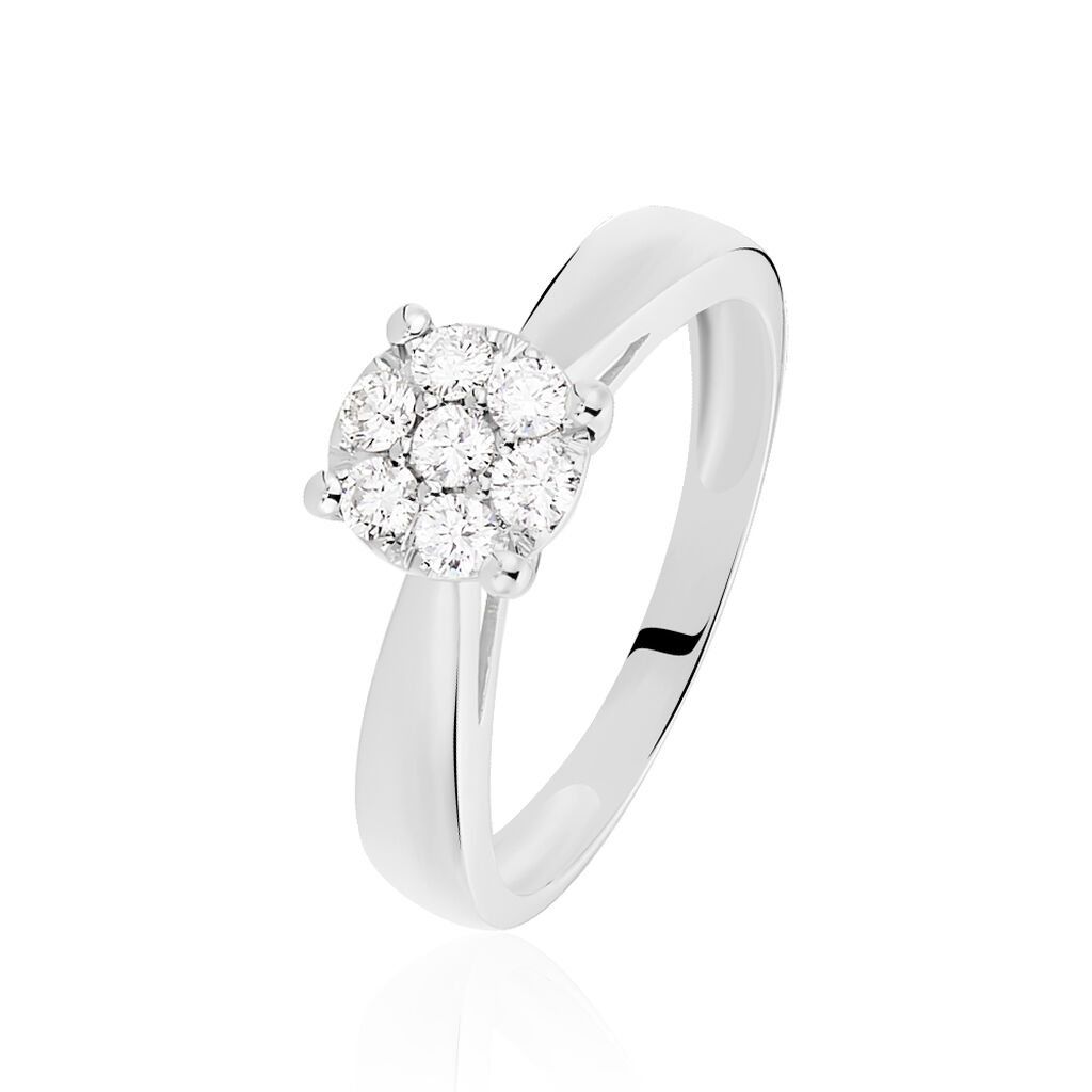 Bague Solitaire Artemis Or Blanc Diamant