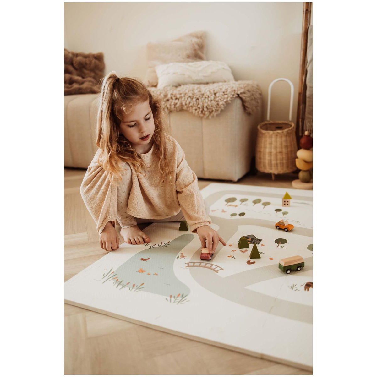 Play and GoPlay and Go   EEVAA Puzzlematte 120x180cm Farm