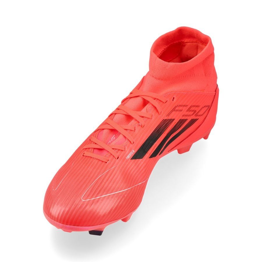 adidas F50 League Mid FG/AG Vivid Horizon - Turbo/Aurora Black/Argenté