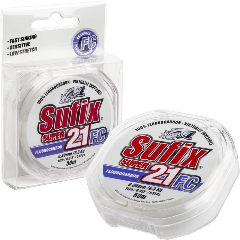 Fluorocarbone Sufix Super 21 Fc Clear Cosmetic