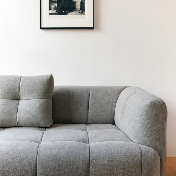 HAY - Quilton 3-Sitzer Sofa, Flamiber cream