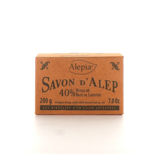 Savon d'Alep Authentique Baie de Laurier 40% Alepia