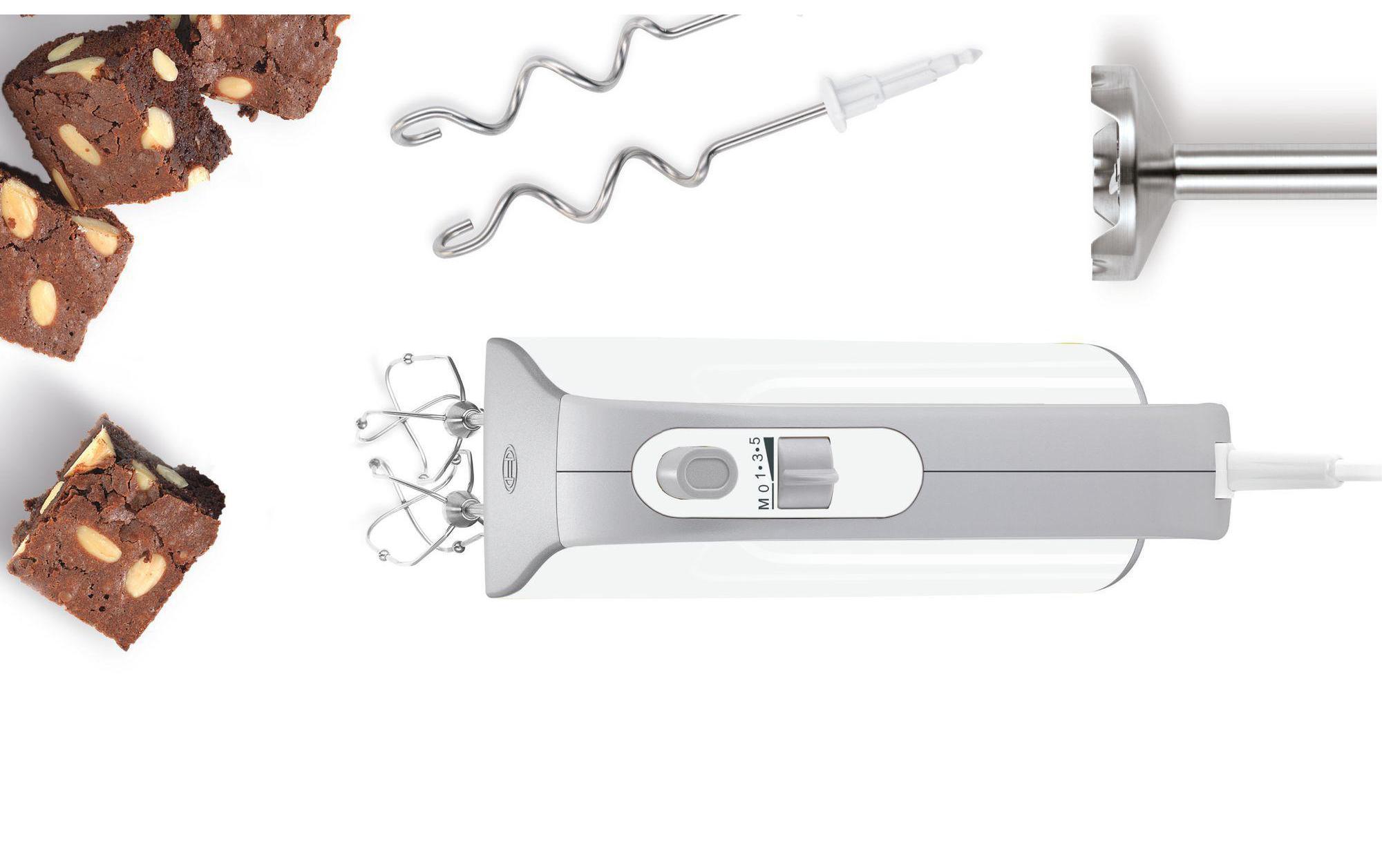 Handmixer MFQ4070 Weiss/SilberHandrührer-Set