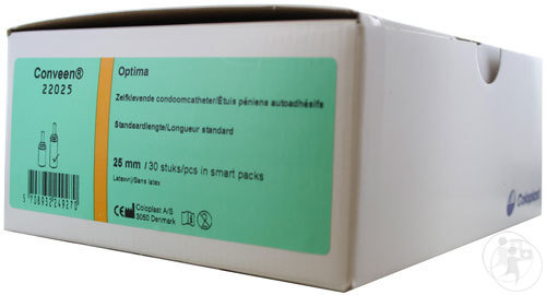Coloplast Conveen Optima Etuis Péniens Standard 25mm Pièces 30 (22025)