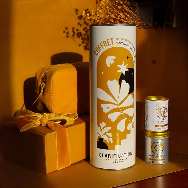Kit de presente Clarification Natural Skincare Powder - Edição Limitada