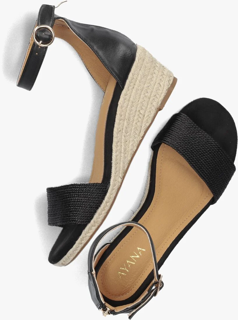 OMODA zwarte omoda espadrilles 0577-3b