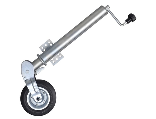 VIDAXL - Roue cric de remorque 60 mm 2 tubes de support 2 pinces fend...